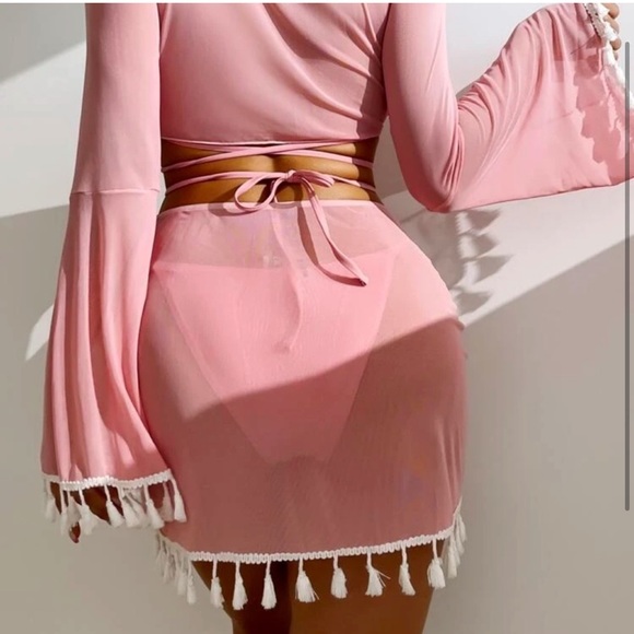 Three piece swim cover up set - Picture 2 of 3